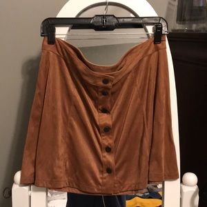 corduroy tan skirt